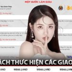 Cách thực hiện các giao dịch sau khi đăng ký MB66