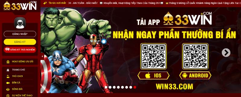 33win01 là nhà cái số 1