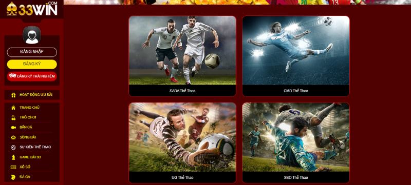 33win01 có giao diện thân thiện