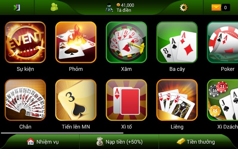 Kho game bài phong phú – Thoải mái lựa trend theo gu